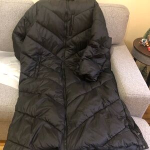 Ava & Viv Water Resistant Black Coat